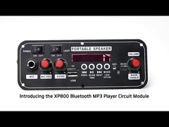 2x10W 7.4V マイクロフォン トロッリー スピーカー 無線有線オプション インターフェース FM ラジオ サウンド カード BT 解読