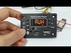 無線Bluetooth 5.0 MP3 WMAデコーダーボード カーオーディオ USB TF FMラジオモジュール カラー画面 MP3プレイ