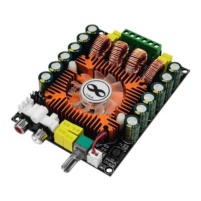 160W TDA7498E BTLモードと冷却扇デジタルステレオパワーアンプモジュール付きオーディオパワーアンプボード