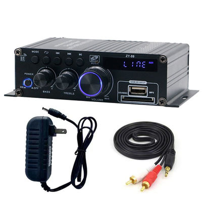 HiFi ステレオオーディオ用イコライザー付き 120W デュアルチャンネルパワーアンプ