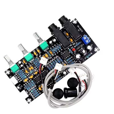 XH-M273 PT2399 カラオケマイク制御用ステレオ周波数付きデジタルプレアンプボード 12-24V DC