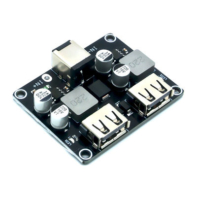 速い充電器板絶食するために軽減するモジュール6-32V 9V 12V 24Vを満たすDC-DCの木びき台のコンバーター二重USB QC3.0 QC2.0