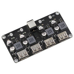 速い充電器板絶食するために軽減するモジュール6-32V 9V 12V 24Vを満たすDC-DCの木びき台のコンバーター二重USB QC3.0 QC2.0