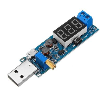 DC 3.5 - 12V 1.2-24Vの電源モジュールUSBの木びき台のコンバーター モジュールは軽減する向上する