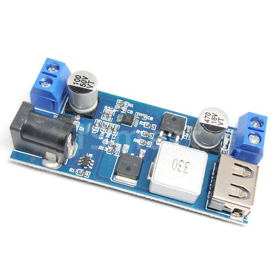 DC 24V 12V 5V 5Aの軽減する電源の木びき台のコンバーターUSB