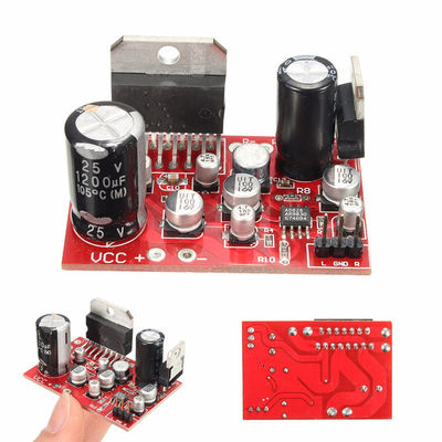 DC 12V 電源と TDA7379 + AD828 チップセットオーディオモジュール