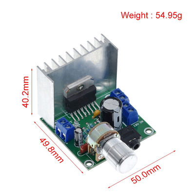 TDA7297 増幅音声モジュール 15W+15W ブックシェルフスピーカーのDC 8-18V電源入力付きダブルチャンネル
