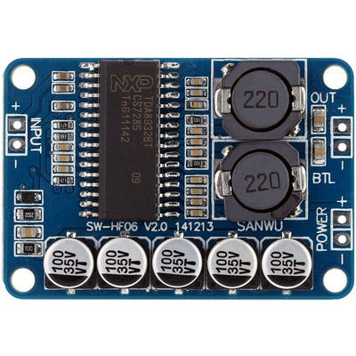 TDA8932 35Wのアンプ可聴周波モジュールのデジタル電力増幅器モジュール500w