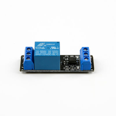 53x18x18.5mmオプトカプラー低レベルの制動機の拡張ボードが付いている1つのチャネル12vのリレー モジュール