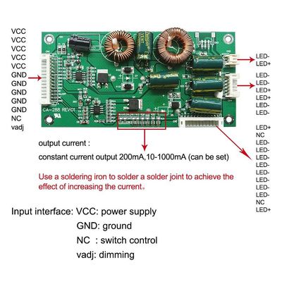 CA-288普遍的なバックライト インバーター26&quot; - 55&quot;は60V-165v自動的に電圧を調節した