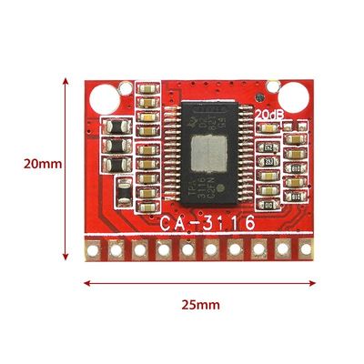 TPA3116 アンプモジュール 50W デュアルチャンネルデジタルパワーアンプボード DC 8V ～ 24V およびポップノイズなし