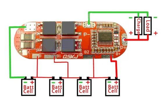 Creatall PCB PCM 4S 20A Bms充満板Dc Dcのコンバーター