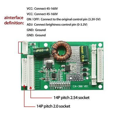 CA-366は26&quot;運転者PCB板を- 19V電源との55&quot;導いた