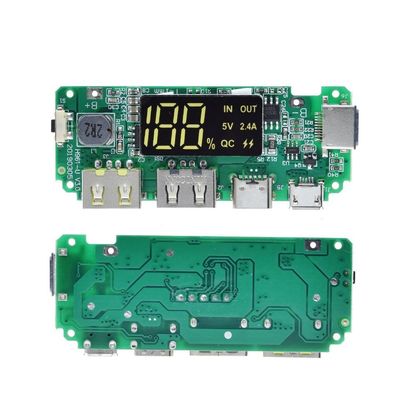 CA-524A 5V 2.4A 18650 BMS バッテリー保護板 マイクロ / C型 LED モバイル