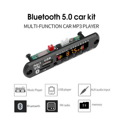 MP3 WMA Bluetooth FM ラジオ オーディオ ディコーダー モジュール ボード リモート コントロール 無線受信機