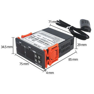 STC-3028 AC 220V DC 12V-24V デジタル湿度コントローラ 双電源モニタリング装置