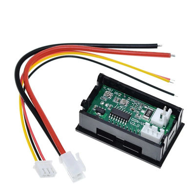 DC 0-100V 10AデジタルのボルトAmpはAC 0.28&quot;を赤く青いドライブICメーターで計る
