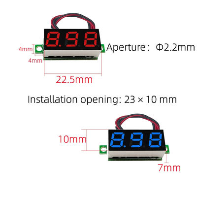 LEDデジタルの電流計の電圧計の電圧現在のメートル0.28/0.36/0.56インチ