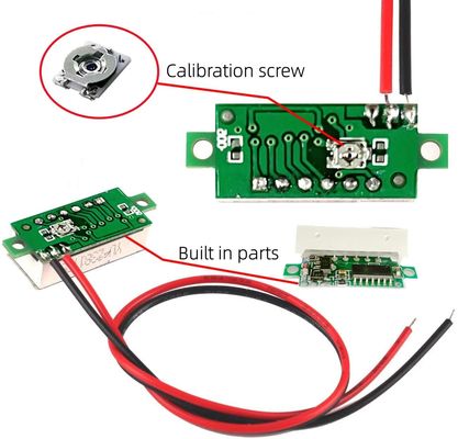 LEDデジタルの電流計の電圧計の電圧現在のメートル0.28/0.36/0.56インチ