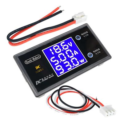 DC 0-100V 0-50Vの電圧計の電流計の電力計5A 10A LCDデジタル