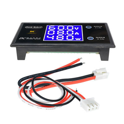 LCDデジタルの電力計の電圧計の電流計DC 0-100V 10A 1000W