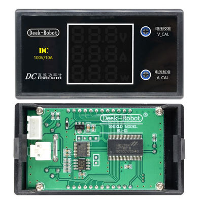 LCDデジタルの電力計の電圧計の電流計DC 0-100V 10A 1000W