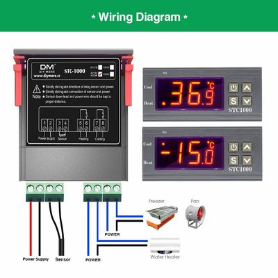 10A LCD ディスプレイデジタル湿度コントローラ NTC センサー AC 110V-220V モニタリングレギュレータ