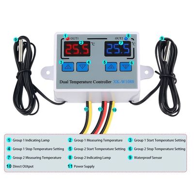 二重LEDデジタル体温計のコントローラーの電気暖房220V