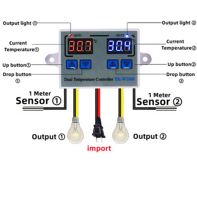 二重LEDデジタル体温計のコントローラーの電気暖房220V
