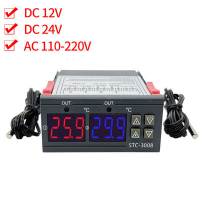 STC-3008デジタル体温計のコントローラー2のリレーは調査12V 24V 220Vと出力した