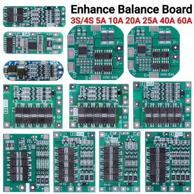 3S 4S 25A 40A 60A BMS バッテリー保護板 リオン電池充電板