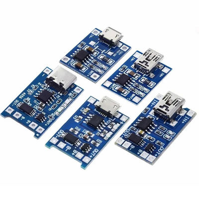 タイプC/マイクロUSB 5V 1A 18650 TP4056 リチウム電池充電機 モジュール充電板 保護の二重機能 1A Li-I