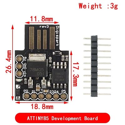 3.3V ATTINY85/TINY85マイクロコントローラ開発委員会サポート