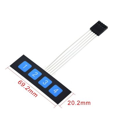 16 キーのメブランスイッチキーボード 4 * 4 マトリックスキーボード DIY KIT