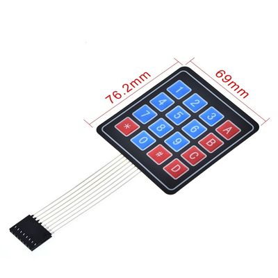 16 キーのメブランスイッチキーボード 4 * 4 マトリックスキーボード DIY KIT