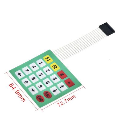 16 キーのメブランスイッチキーボード 4 * 4 マトリックスキーボード DIY KIT