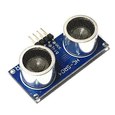 HC-SR04 超音波距離測定センサーのための送信機と受信機モジュール