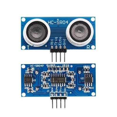 HC-SR04 超音波距離測定センサーのための送信機と受信機モジュール