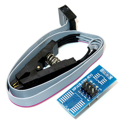 CH341A 24 25 シリーズ EEPROM Flash BIOS USB プログラマ モジュール + SOIC8 SOP8 テスト クリップ EEPROM 93CXX / 25CXX / 24CXX