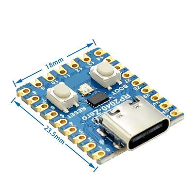 RP2040-Zero for Raspberry Pi マイクロコントローラー PICO開発ボード モジュール 双核コーテックス M0+ プロセッサ 2MB フラッシュ