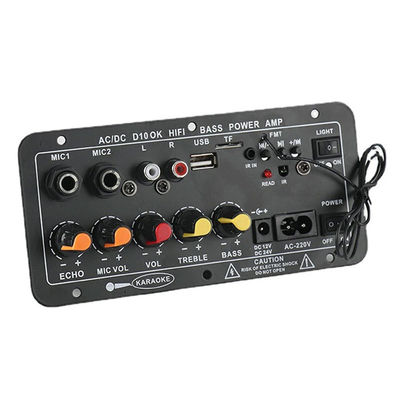 D10 12V 24V サブウーファー デジタル パワーアンプ ボード ワイヤレス オーディオ ステレオ BT 5.0 デュアル マイク カラオケ アンプ スピーカー Acc