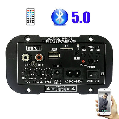 ホームおよびカーオーディオ用の100W電力を備えたBluetooth 5.0 FMラジオパワーアンプボード