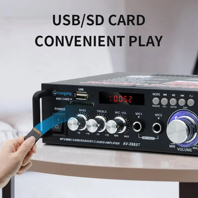 120W LDZS AV-298BT ステレオオーディオアンプ 無線BT 20