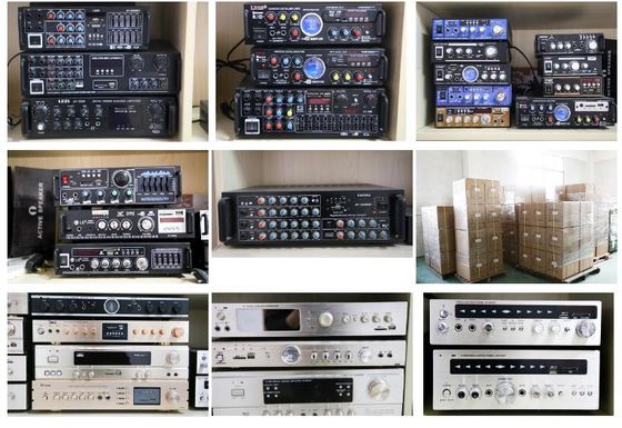 LDZS 5.1チャンネル プロオーディオアンプ Ktvホームシアターシステム 2 マイク 入力スピーカーミキサー