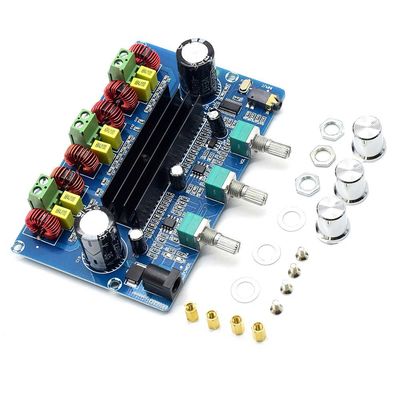 CA-3166B ブルーツ Bluetooth 5.0 アンプボード 2*50W+100W 2.1チャンネル TPA3116D2 DC12~24V電源付き