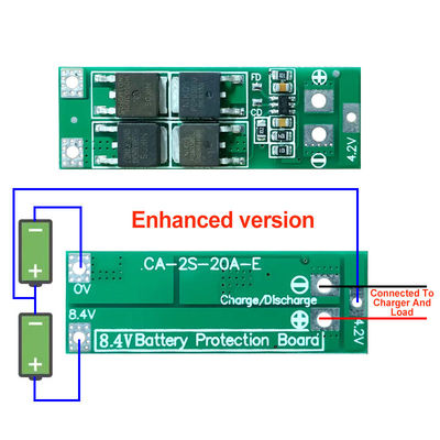 2S 20A 7.4V 8.4V 18650 リチウム電池保護板 標準/バランス Diy Bms 18650