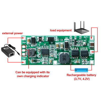 CA-912 18650 リチウム電池 UPS電圧変換器 保護板 DC 5V 9V 12V 充電 ステップアップブースターモジュール