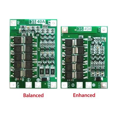 CA-3S-40A リチウムイオン電池充電器 リポセルモジュール PCB BMS 保護板 ドリルモーター 12.6V バランス付き