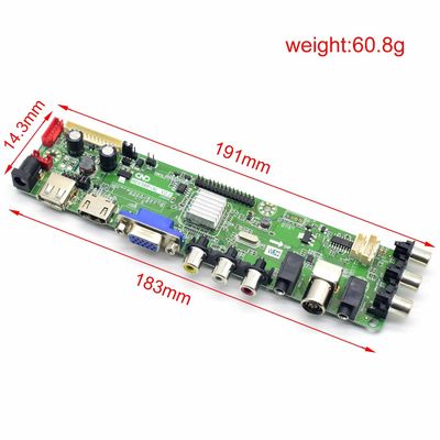 HDV56R-AL V2.2 V56 ユニバーサル TFT LED TV メインボード LCD コントローラーボード テレビ用 SKD キット・パーツ
