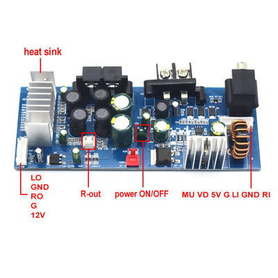 CA-3116A デジタルサブウーファーアンプボード 8-24V 2*50W TPA3116 アンプモジュール